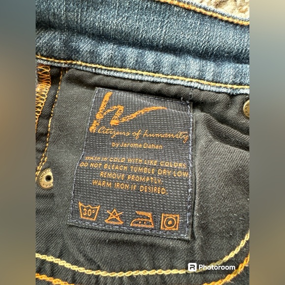 Citizens of Humanity Ric rac #108 distressed low waisted bootcut size 26 - Picture 5 of 11